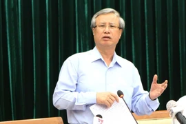 Thường trực Ban Bí thư Trần Quốc Vượng . (Ảnh: Hoàng Anh Tuấn/TTXVN)