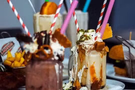 Nhà hàng Gibson's Gourmet Burgers and Ribs có tổng cộng 207 loại đồ uống Milkshake. (Nguồn: thesouthafrican.com)