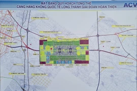 Mặt bằng quy hoạch tổng thể sân bay Long Thành giai đoạn hoàn thiện. (Nguồn: dongnai.gov.vn)