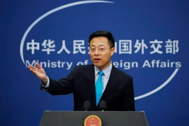 Người phát ngôn Bộ Ngoại giao Trung Quốc Cảnh Sảng. (Ảnh: IRNA/TTXVN)