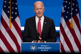 Ông Joe Biden phát biểu tại Wilmington, Delaware, Mỹ, ngày 19/11/2020. (Ảnh: AFP/TTXVN)