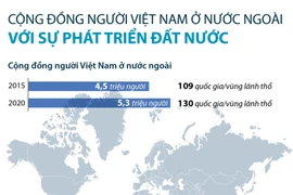 [Infographics] Người Việt ở nước ngoài với sự phát triển của đất nước