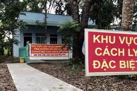 Một khu cách ly dịch bệnh COVID-19. (Ảnh: TTXVN phát)