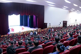 Quang cảnh buổi míttinh. (Ảnh: Phạm Kiên/TTXVN)