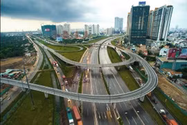 Khu vực Cát Lái – Xa lộ Hà Nội, góp phần phát triển khu đô thị mới tại Quận 2, TP Hồ Chí Minh. (Ảnh: Tư liệu/TTXVN phát)