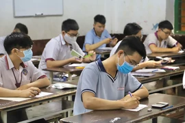 Thí sinh tham dự kỳ thi tốt nghiệp THPT 2020.(Ảnh minh họa: Hồng Giang/ TTXVN)