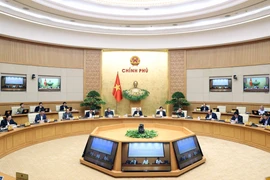 Thủ tướng Nguyễn Xuân Phúc chủ trì Phiên họp Chính phủ thường kỳ tháng 10 năm 2020. (Ảnh: Thống Nhất/TTXVN)