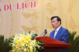  Bộ trưởng Bộ Văn hóa, Thể thao và Du lịch Nguyễn Ngọc Thiện. (Ảnh: Thanh Tùng/TTXVN)