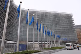Trụ sở Ủy ban châu Âu tại Brussels, Bỉ. (Ảnh: THX/TTXVN)