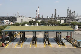 Một nhà máy lọc dầu tại Ulsan, cách thủ đô Seoul của Hàn Quốc 414km về phía Đông Nam. (Ảnh: Yonhap/TTXVN)