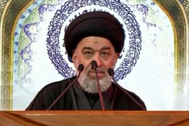 Giáo sỹ hàng đầu dòng Shi’ite ở Iraq Ali Sistani. (Ảnh: AFP/TTXVN)