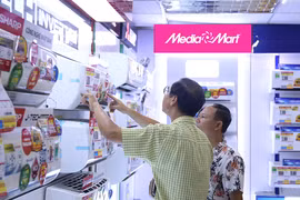 Các sản phẩm điều hòa đang bán rất chạy những ngày này. (Ảnh: PV/Vietnam+)