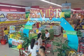 Gian hàng Việt tại siệu thị Big C.