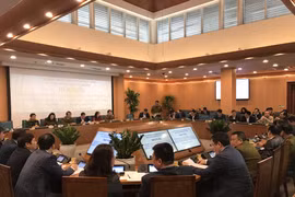 Tổng kết Ban chỉ đạo 389 Hà Nội. (Ảnh: Đức Duy/Vietnam+)