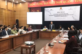 Thứ trưởng Bộ Công Thương Cao Quốc Hưng phát biểu tại hội thảo. (Ảnh: Đức Duy/Vietnam+)
