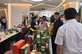 Chương trình khuyến mại "Hà Nội đêm không ngủ" thu hút 200 doanh nghiệp tham gia. (Ảnh: Đức Duy/Vietnam+)