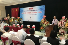 Đại hội nhiệm kỳ 2020-2025 Hiệp hội Chống hàng giả và bảo vệ thương hiệu Việt Nam. (Ảnh: Đức Duy/Vietnam+)