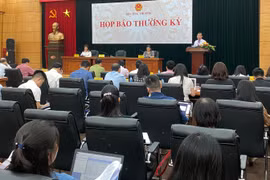 Thứ trưởng Đỗ Thắng Hải phát biểu tại họp báo. (Ảnh: Đức Duy/Vietnam+)