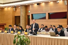Phó Thống đốc Đào Minh Tú cho biết tăng trưởng tiền gửi 10 tháng vừa qua tăng nhanh hơn chỉ số tín dụng của nền kinh tế. (Ảnh: Đức Duy/Vietnam+)
