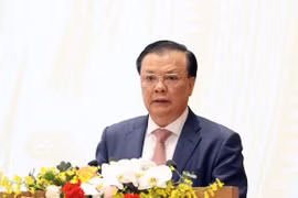Bộ trưởng Bộ Tài chính Đinh Tiến Dũng phát biểu tại Hội nghị Chính phủ với địa phương sáng 29/12. (Ảnh: TTXVN)