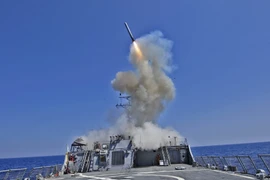 Tên lửa hành trình Tomahawk của Mỹ. (Nguồn: AFP/TTXVN)