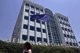 Trụ sở Ngân hàng Trung ương Hy Lạp tại Athens. (Nguồn: AFP/TTXVN)