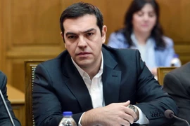 Thủ tướng Hy Lạp Alexis Tsipras tại một cuộc họp ở thủ đô Athens. (Nguồn: AFP/TTXVN)