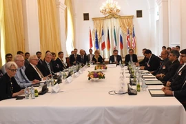 Quang cảnh một vòng đàm phán hạt nhân giữa đại diện Liên minh châu Âu, các nước P5+1 và Iran. (Nguồn: AFP/TTXVN)