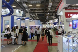 Triển lãm CommunicAsia2015, EnterpriseIT20215, BroadcastAsia 2015. (Ảnh: Lê Hải/Vietnam+)