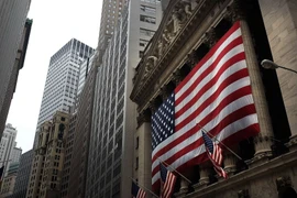 Sàn giao dịch chứng khoán tại quận tài chính ở New York, Mỹ. Ảnh minh họa. (Nguồn: AFP/TTXVN)