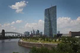Trụ sở Ngân hàng ECB tại Frankfurt am Main, Đức. (Nguồn: AFP/TTXVN)
