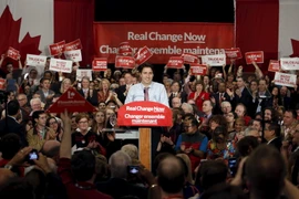 Tân Thủ tướng Canada Justin Trudeau phát biểu tại Ottawa ngày 20/10. (Nguồn: Reuters/TTXVN)