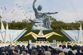 Toàn cảnh buổi lễ tưởng niệm. (Nguồn: bbc.com)