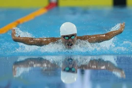 Vận động viên Nguyễn Thị Ánh Viên. (Ảnh: Quang Nhựt/TTXVN)