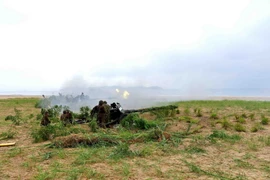 Binh sỹ Triều Tiên trong một cuộc diễn tập. (Nguồn: AFP/TTXVN)