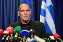 Bộ trưởng Tài chính Hy Lạp Yanis Varoufakis. (Nguồn: AFP/TTXVN) 