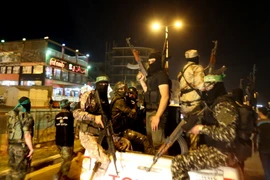 Các thành viên phong trào Hamas tại thành phố Gaza. (Nguồn: AFP/TTXVN)