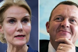 Lãnh đạo liên minh trung-tả cầm quyền và phe đối lập của Đan Mạch. (Nguồn: BBC)