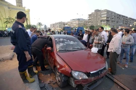 Hiện trường một vụ đánh bom tại Ai Cập. (Nguồn: THX/TTXVN) 