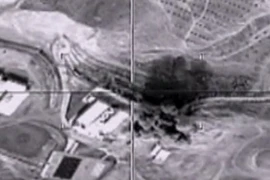 Không quân Nga không kích một căn cứ của IS gần Raqqa ngày 9/10. (Nguồn: AFP/TTXVN)