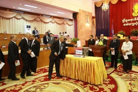 Toàn cảnh phiên họp. (Ảnh: Trần Chí Hùng/Vietnam+)