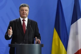 Tổng thống Ukraine Petro Poroshenko. (Nguồn: AFP/TTXVN)