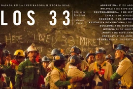 Poster phim 'The 33'. (Nguồn: byrneholics.com)