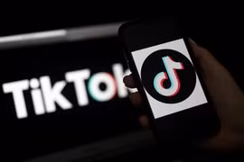 Biểu tượng của TikTok. (Ảnh: AFP/TTXVN)