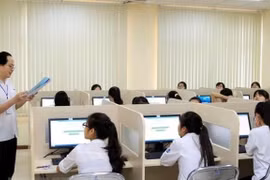 Đại học Quốc gia Hà Nội tổ chức thi đánh giá năng lực. (Ảnh: TTXVN)