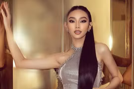 Hoa hậu Nguyễn Thúc Thùy Tiên được chọn là gương mặt trẻ tiêu biểu ở lĩnh vực văn hoá. (Ảnh: CTV/Vietnam+)