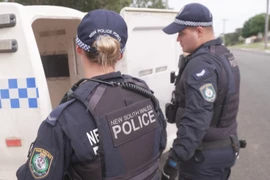 Cảnh sát Australia làm nhiệm vụ. (Nguồn: MSN)