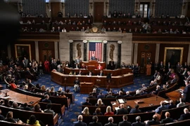 Toàn cảnh phiên họp Hạ viện Mỹ tại Washington, DC. (Ảnh: AFP/TTXVN) 