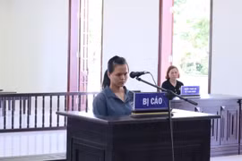 Bị cáo Phạm Thị Ngọc Huyền. (Ảnh: Đậu Tất Thành/Vietnam+)