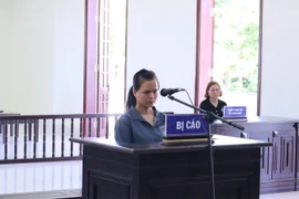 Bị cáo Phạm Thị Ngọc Huyền. (Ảnh: Đậu Tất Thành/Vietnam+)
